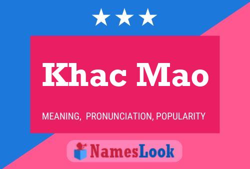 Khac Mao Naam Poster