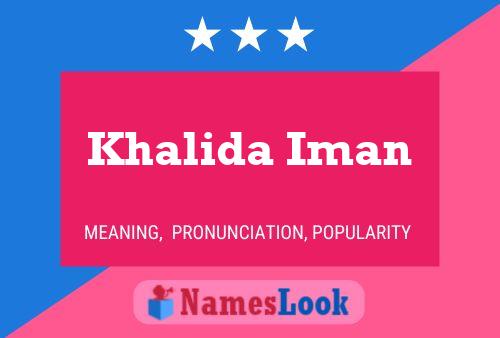 Khalida Iman Naam Poster