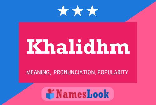 Khalidhm Naam Poster