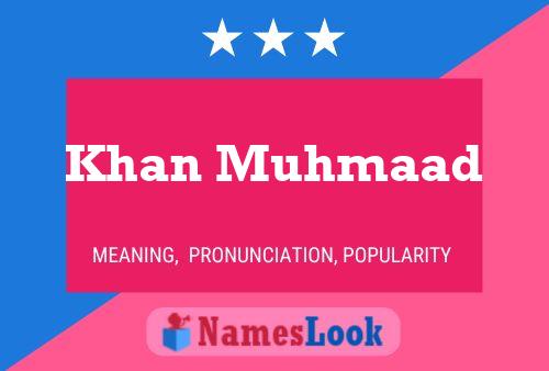 Khan Muhmaad Naam Poster