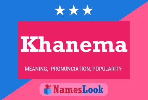 Khanema Naam Poster