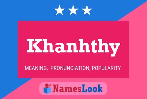 Khanhthy Naam Poster