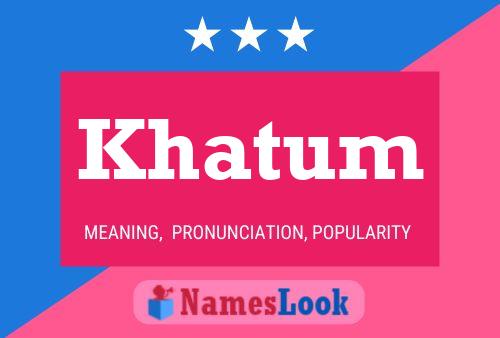 Khatum Naam Poster