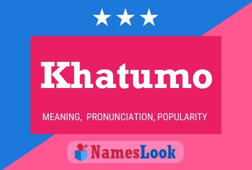 Khatumo Naam Poster