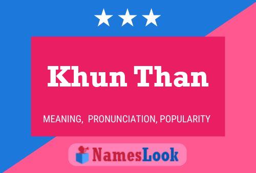 Khun Than Naam Poster