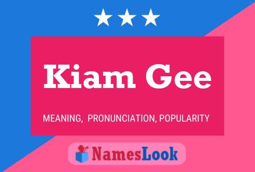 Kiam Gee Naam Poster