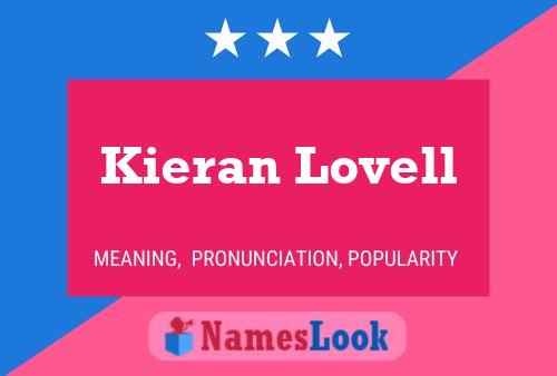 Kieran Lovell Naam Poster