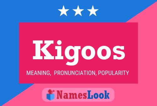 Kigoos Naam Poster