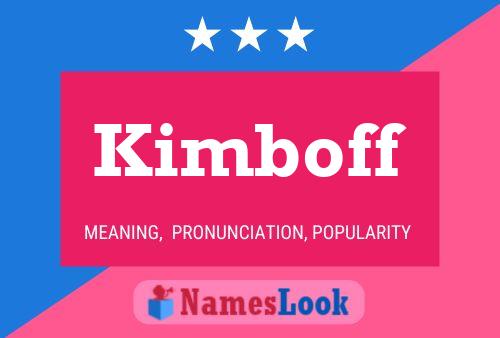 Kimboff Naam Poster