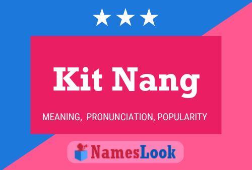 Kit Nang Naam Poster