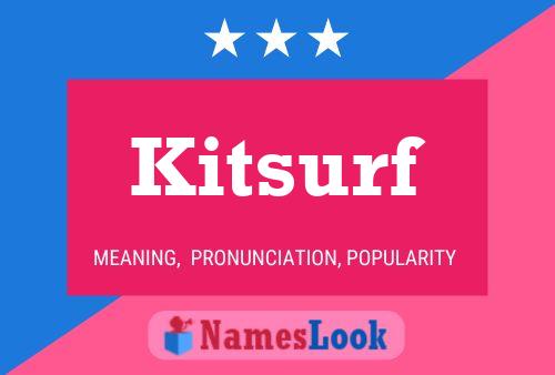 Kitsurf Naam Poster