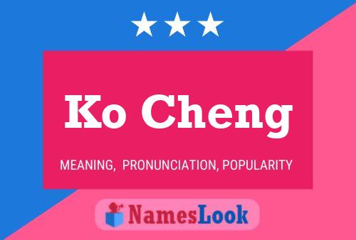 Ko Cheng Naam Poster