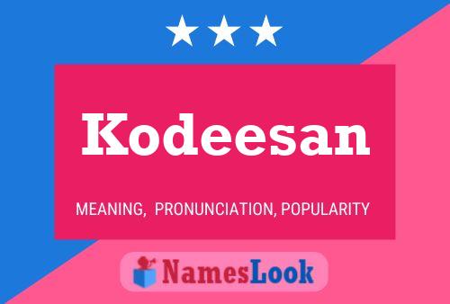 Kodeesan Naam Poster