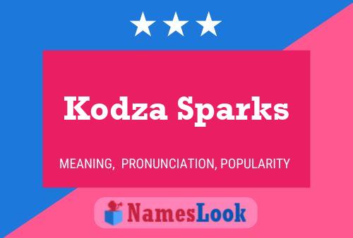 Kodza Sparks Naam Poster