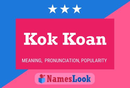 Kok Koan Naam Poster