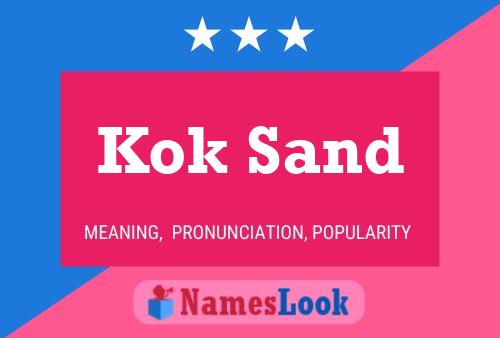 Kok Sand Naam Poster