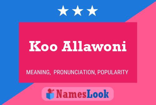 Koo Allawoni Naam Poster