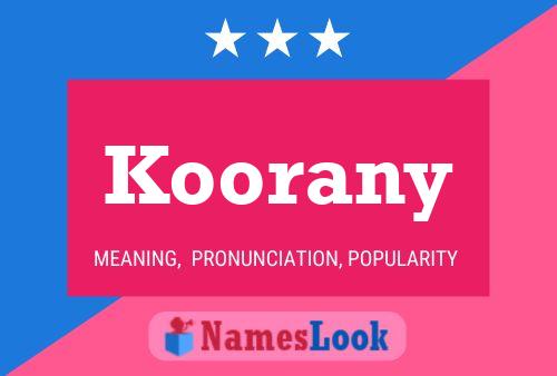 Koorany Naam Poster