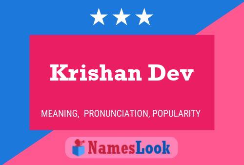 Krishan Dev Naam Poster