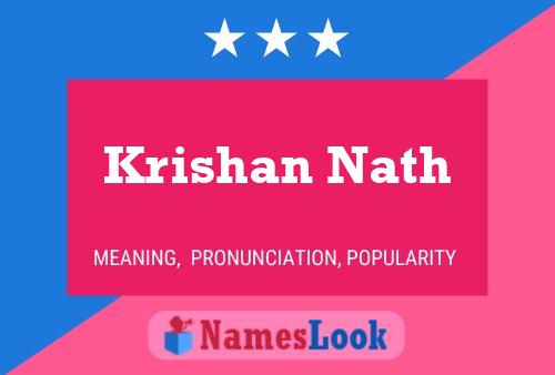 Krishan Nath Naam Poster