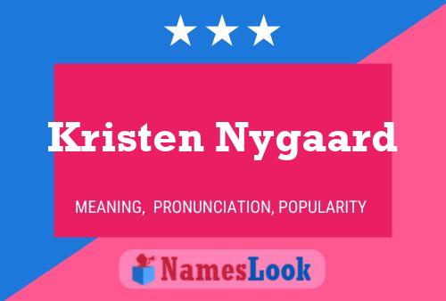 Kristen Nygaard Naam Poster