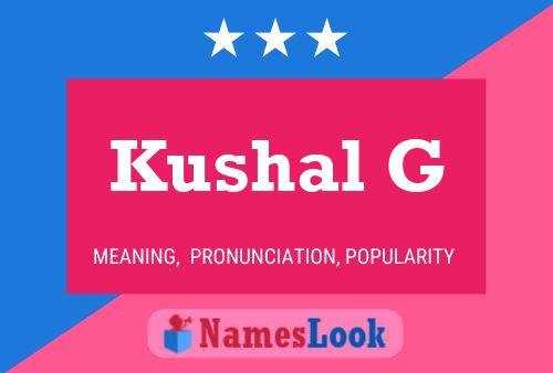 Kushal G Naam Poster