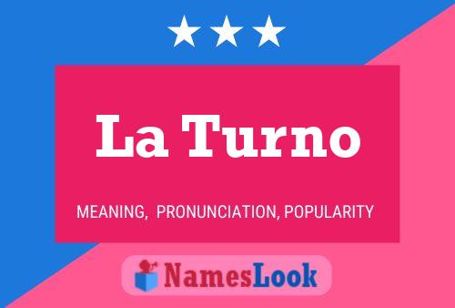 La Turno Naam Poster