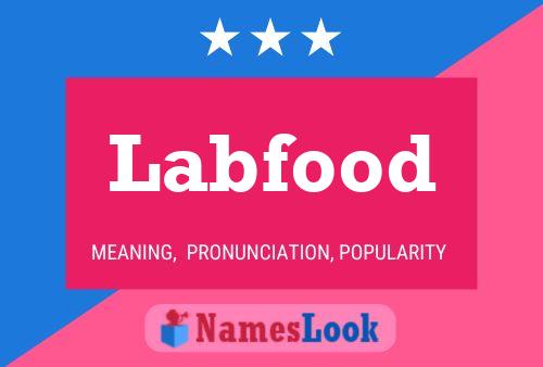 Labfood Naam Poster