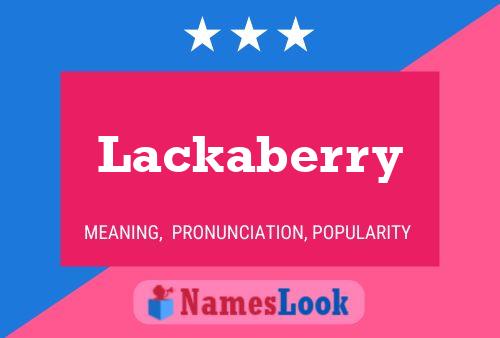 Lackaberry Naam Poster