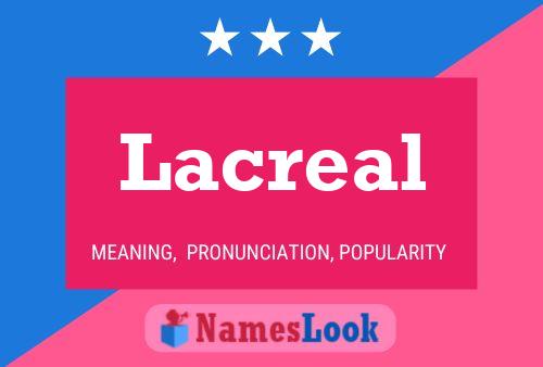 Lacreal Naam Poster