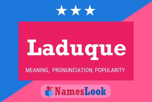 Laduque Naam Poster