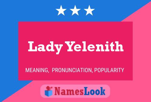 Lady Yelenith Naam Poster