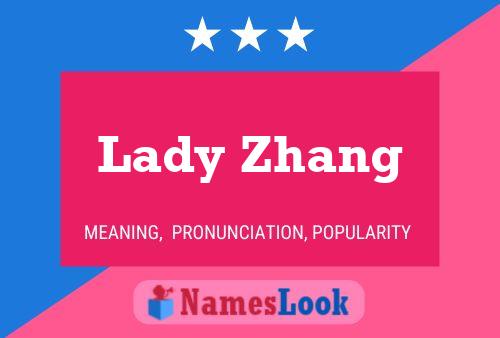 Lady Zhang Naam Poster