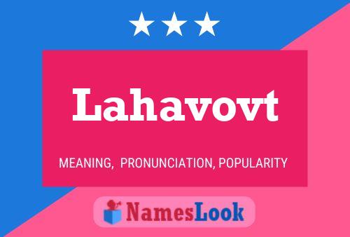 Lahavovt Naam Poster