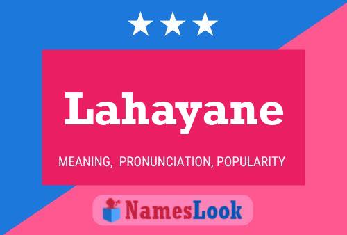 Lahayane Naam Poster