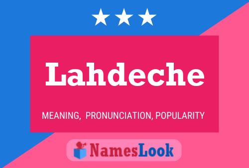 Lahdeche Naam Poster