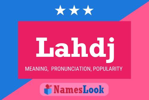 Lahdj Naam Poster