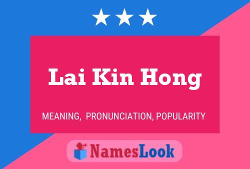 Lai Kin Hong Naam Poster