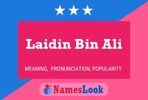 Laidin Bin Ali Naam Poster