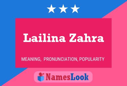 Lailina Zahra Naam Poster