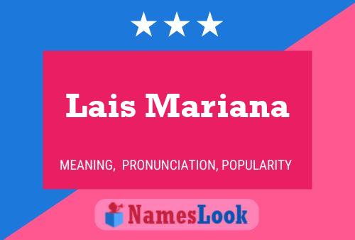 Lais Mariana Naam Poster