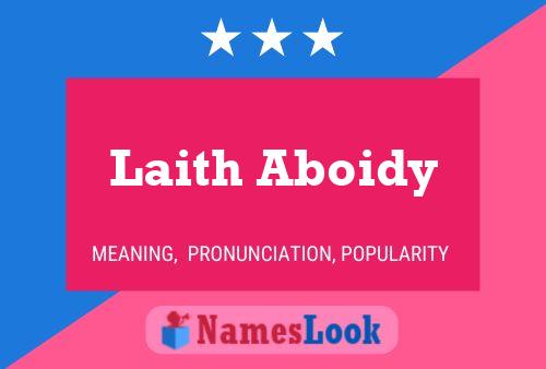 Laith Aboidy Naam Poster