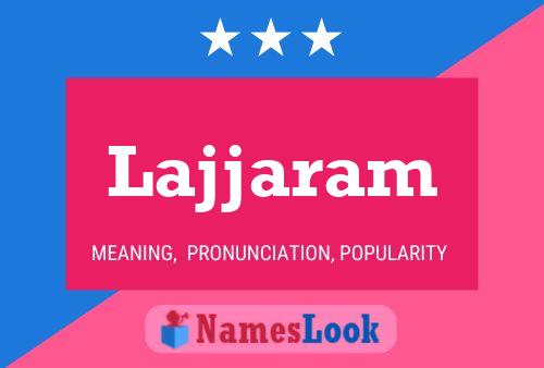 Lajjaram Naam Poster