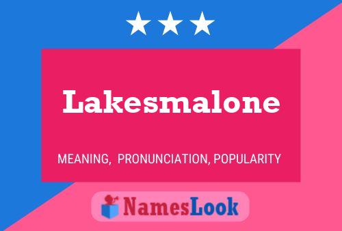 Lakesmalone Naam Poster