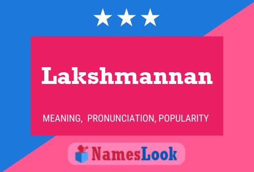 Lakshmannan Naam Poster