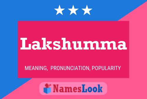 Lakshumma Naam Poster