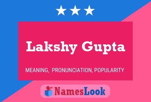 Lakshy Gupta Naam Poster