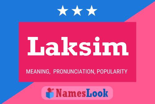 Laksim Naam Poster