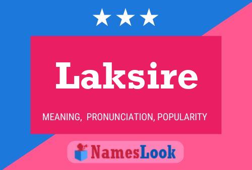 Laksire Naam Poster