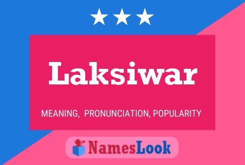 Laksiwar Naam Poster